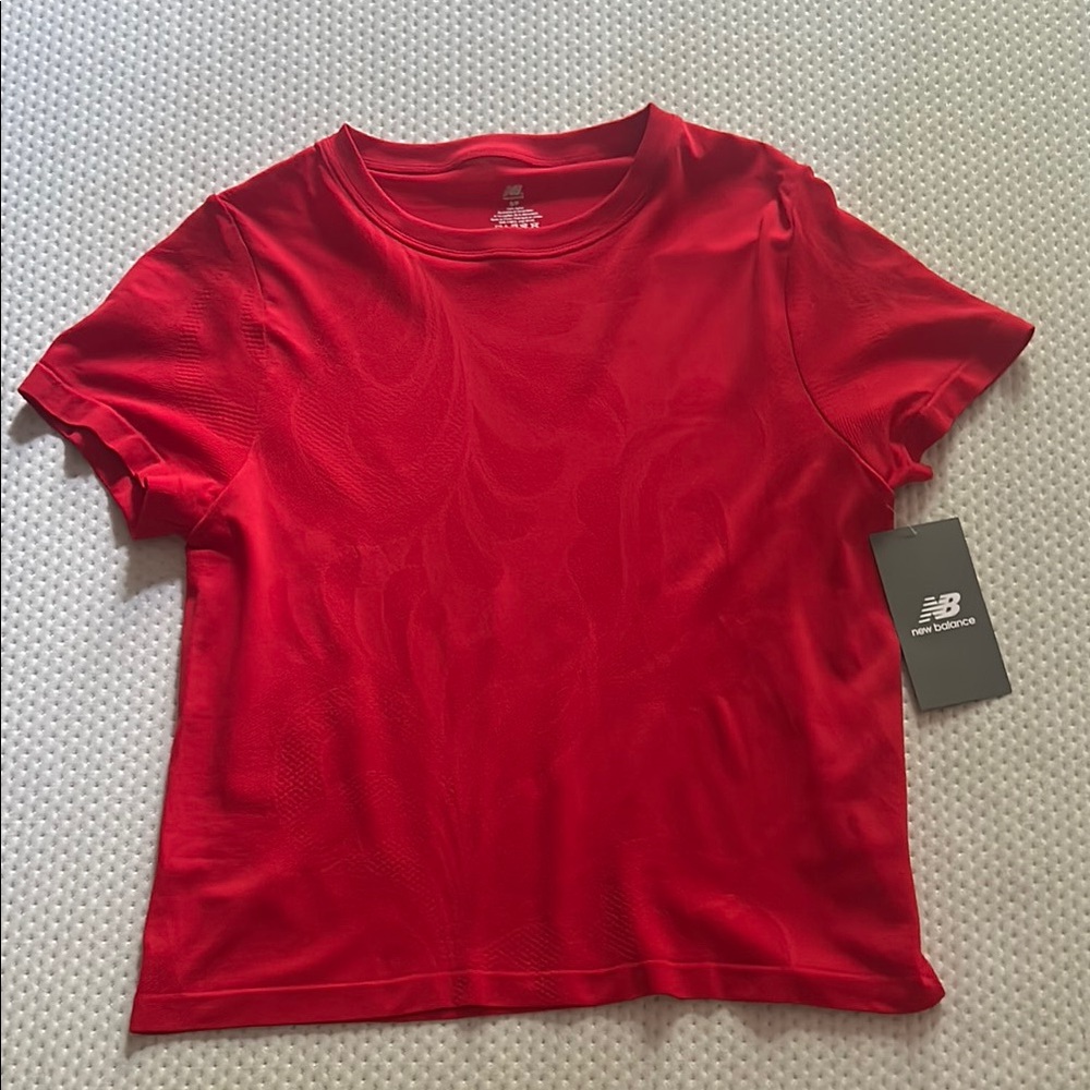 New with tags New Balance Women's Red nylon Top